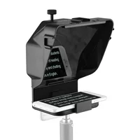 Andoer-apuntador Teleprompter portátil para teléfono inteligente con soporte para teléfono, Control remoto para grabación de Video, entrevista en vivo