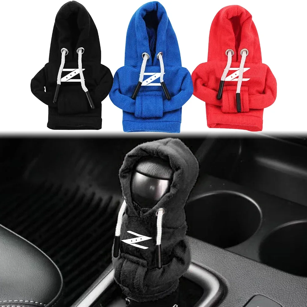 Universal JDM Hoodie Sweater Design Z Car Shift Konb Boot Cover For Nissan 350Z 370Z Z33 Fairlady Nismo Z Car Accessories