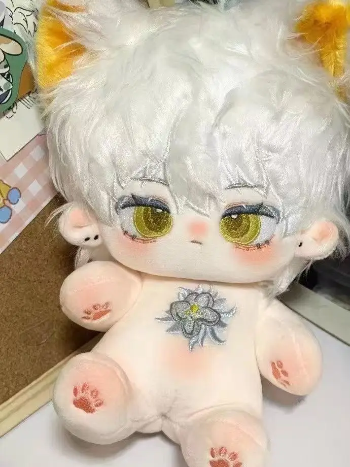 Stuffed 20cm Game Light and Night Sariel Handsome Plush Dress-up Cotton Doll Children Adults Cute Toys Cosplay Birthday Gits