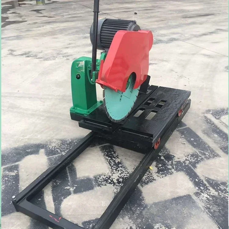 1250 type cement board red brick stone cutting machine, guide stone