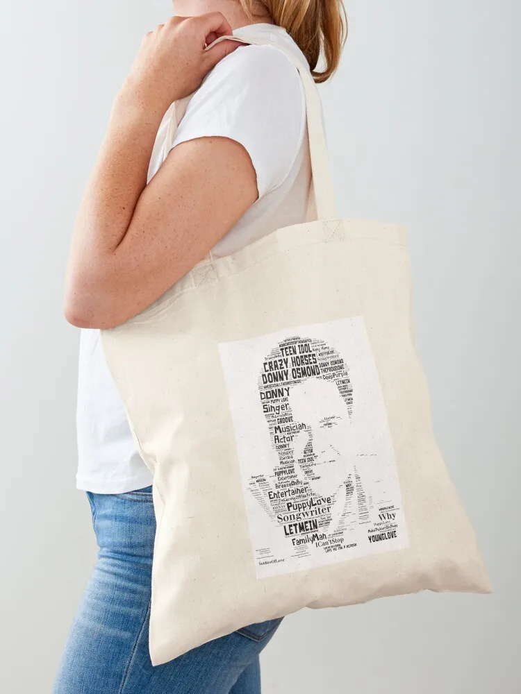 

Vintage Retro Donny Osmond Collage Gifts Best Men Tote Bag large size bags Lady bag cute pouch bag Big