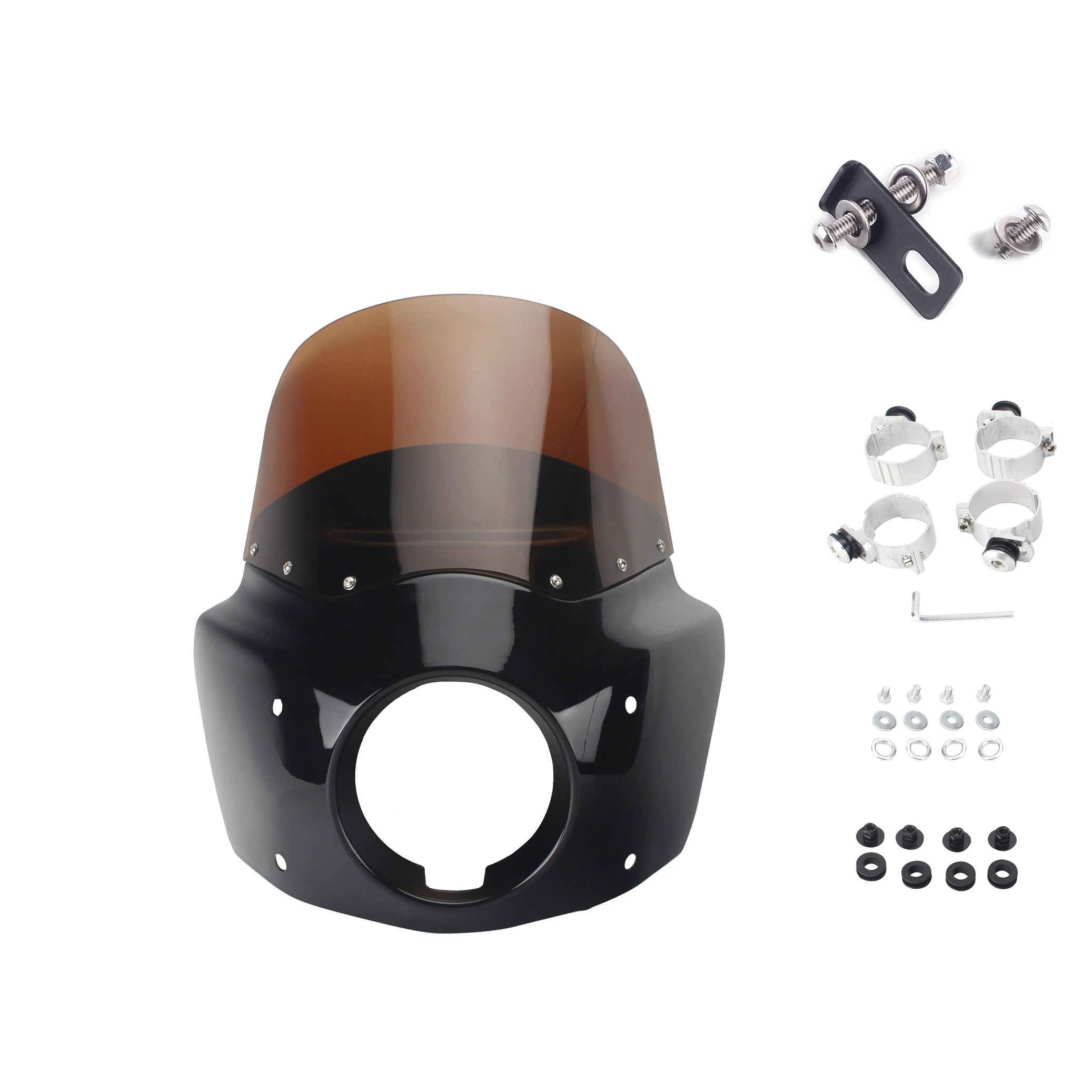 

Motorcycle Headlight Fairing Kit with Bracket for Harlson Softail Street Bob (FXBB ) 2018-2020 for FXBBS FXLR FXST