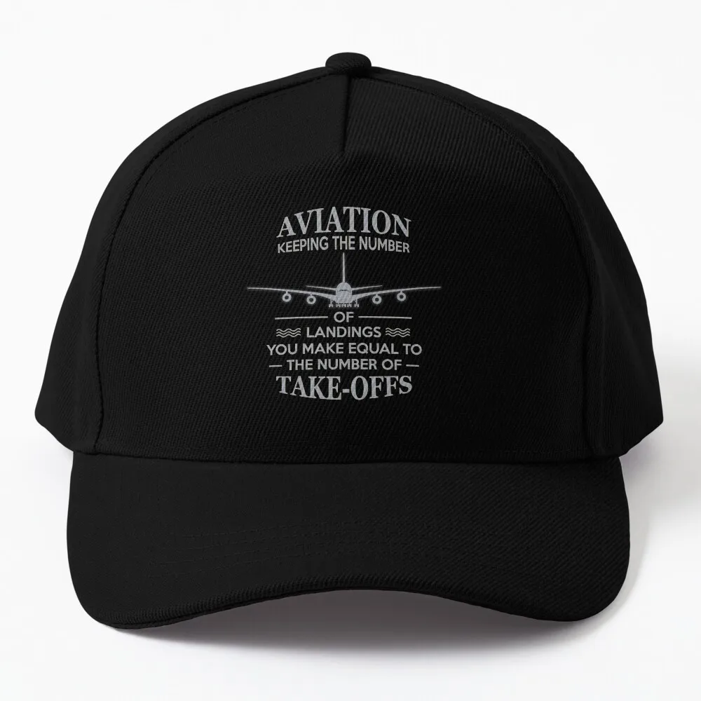 

Aviation Quote Baseball Cap Mountaineering Luxury Man Hat Golf Hat Hat Beach Hat Female Men'S