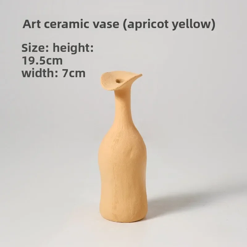 Fengjingdezhen small vase ceramics, high-end ornament flower arrangement, living room home furnishing, homestay decoration