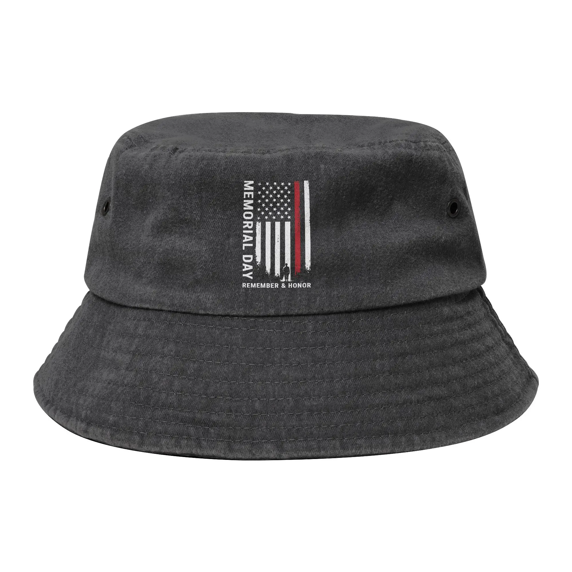 Travel Memorial Day Patriot Accessories Bucket Hat Teen Distressed Denim Hot Sun Hat Remember and Honor Hat Fishing Hats Outdoor