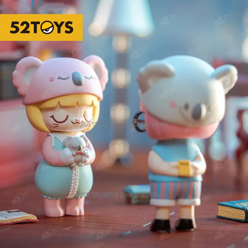 52 SPEELGOED Kimmy & Mike Animal 2 Serie Blind Box Leuke Actie Anime Figuur Meisje Trendy Speelgoed Kawaii Desktop Decoratie geschenken