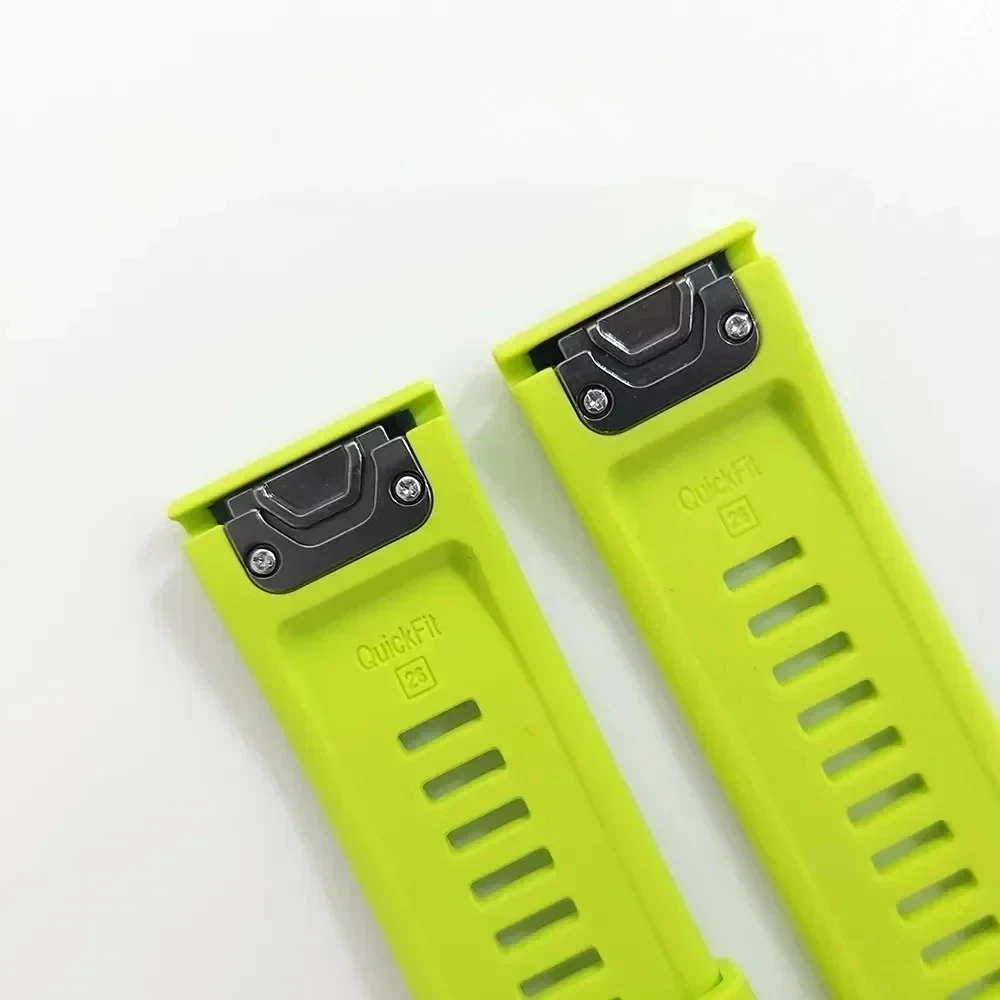 22 مللي متر 26 مللي متر الرياضة سيليكون الفرقة ل Garmin Fenix 8 E 7 7X Pro 6 6X 5 5X/Epix/Instinct/Forerunner 970 QuickFit حزام ساعة اليد سوار #5