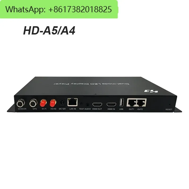 Technology HD-A5 Full Color Synchronous Asynchronous Dual Mode Play Box LED Display Control System Mobile APP