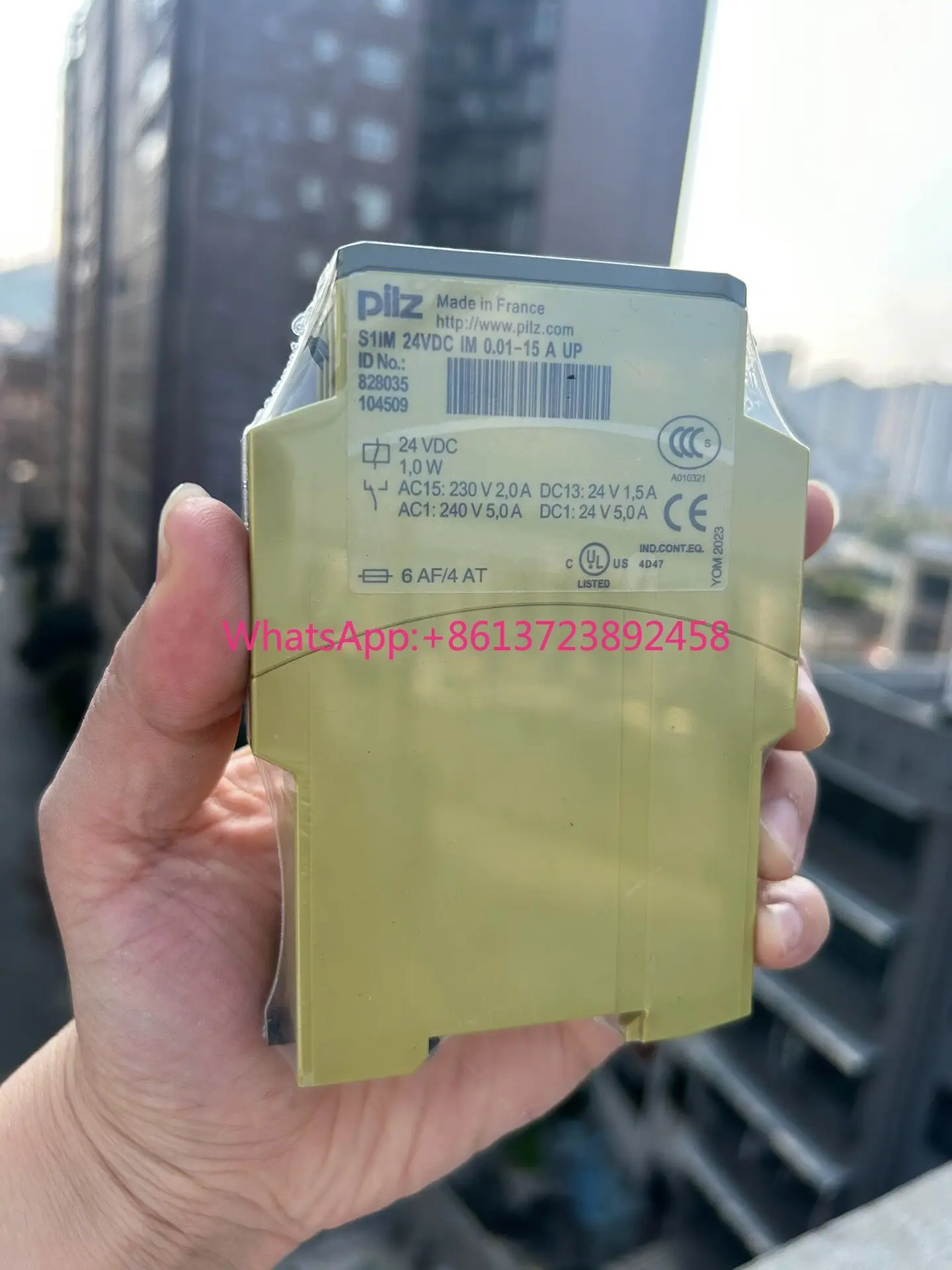 Pilz Safety Relay S1IM 24V DC IM 0.01-1 in stock