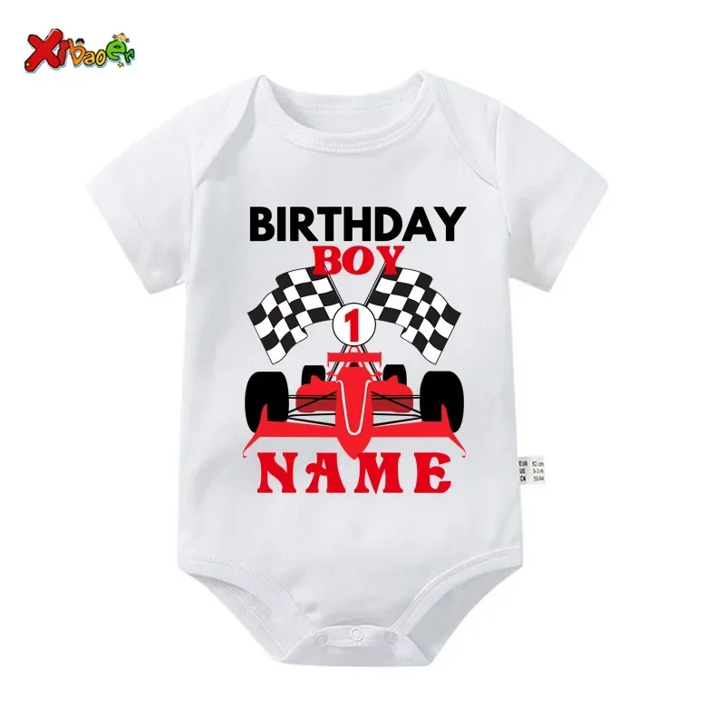 Racing Car Shirt Birthday Shirt for Family Shirt Matching Tshirt Party Matching Clothes Boys Outfit Custom Name Formula One Race