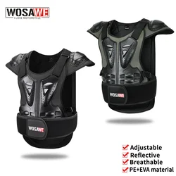 WOSAWE Motorcycle Vest Adult Off Road Motocross Rider Gear Back Support Vest Outdoor Racing Moto Motocross MTB Dirt Bike Gilet