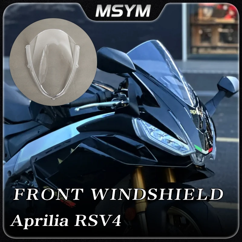 

Motorcycle Windshield Windscreens Screen Wind Deflectors Accessories For Aprilia RSV 4 RSV4 R RSV4R RS4 2022 2023 2024