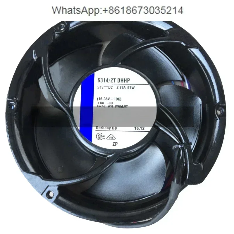 

6314/2TDHHP DC 24 В 2,79 А 67 Вт 17251 172*172*51 мм