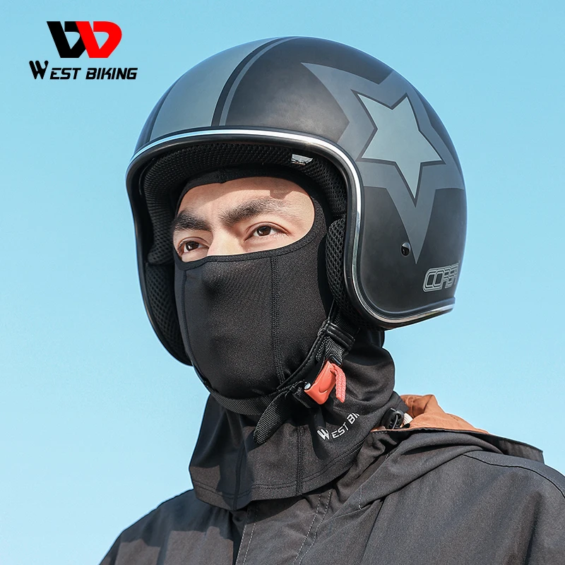 WEST BIKING Summer Balaclava Breathable Cycling Cap Sun UV Protection Sports Cool Face Cover Headwear Bike Motorcycle Men\'s Hats