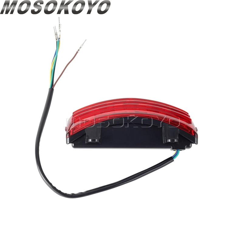 Motocykl Tri-Bar LED tylny błotnik hamulec lampa kierunkowskazu tylnych świateł przydymione soczewki dla przemieszczanie się po ulicy Harley Touring FLHX FLTRX — zdjęcie 7