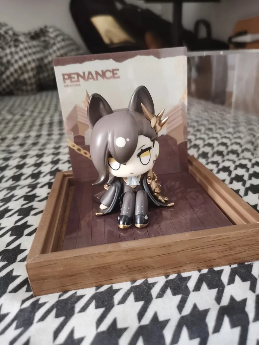 Offizielle Arknights Vigil Texas Penance Siracusa Wolf PVC Action Anime Abbildung Modell Statue Puppe Figur Spiel Spielzeug Kinder Geschenke
