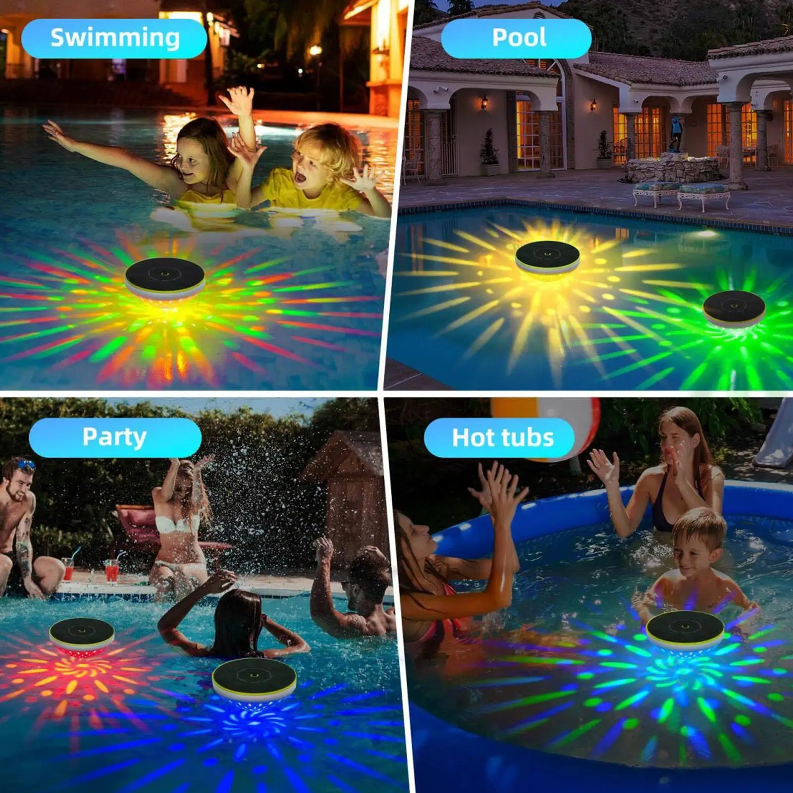 

Плавающие солнечные фонари для бассейна, меняющие цвет, светодиодные плавающие фонари для бассейна, лампа для пруда на солнечной энергии для уличной вечеринки, пруда, пляжа, заднего двора