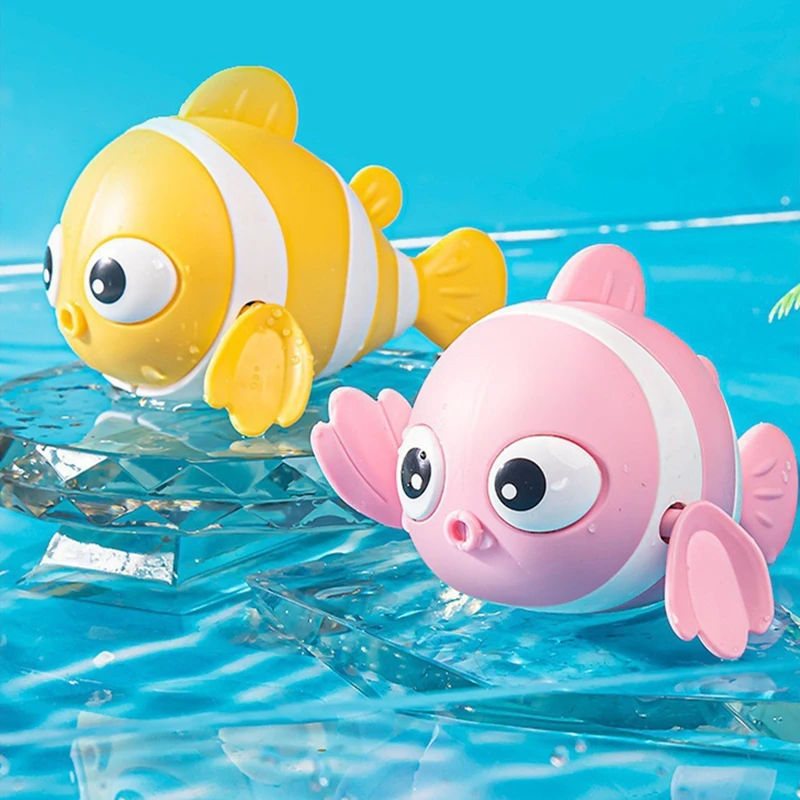 (Choose from) 1/2/3pcs Children's Gift Pack, Indoor and Outdoor Water Games, Bathroom Small Fish Chain Toy, Festival Gift
