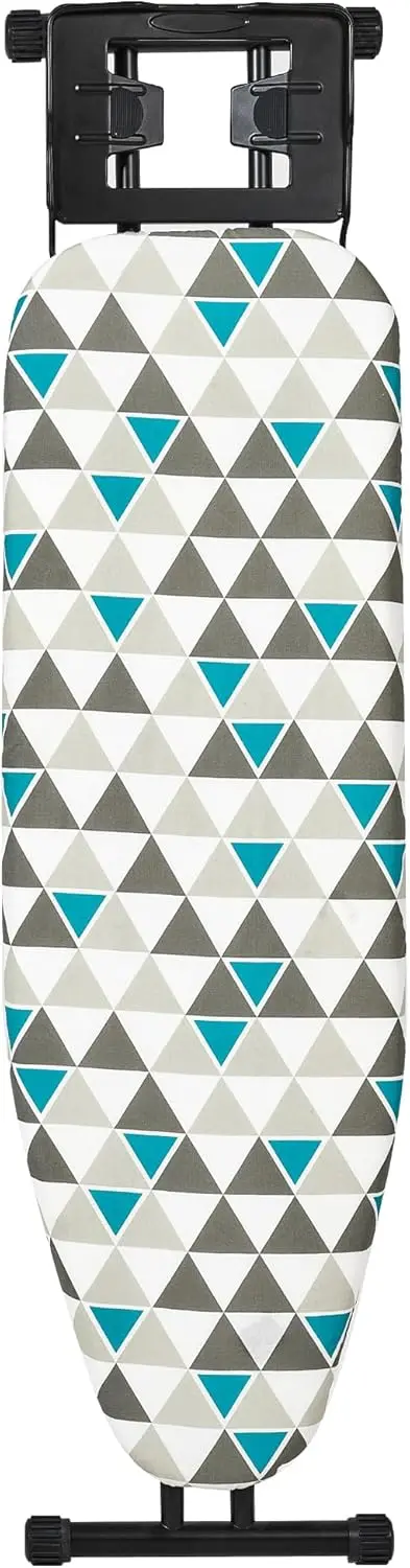 

Extra Thick Heavy Duty Ironing Board with Adjustable Height, Anti-Skid Feet, and Wide Surface