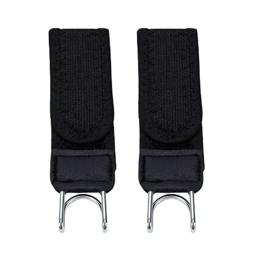 2pcs Adjustable Nylon Elastic Waist Strap No Sew Design Reusable Adjustable Waist Belt Waist Tightener Clip Men