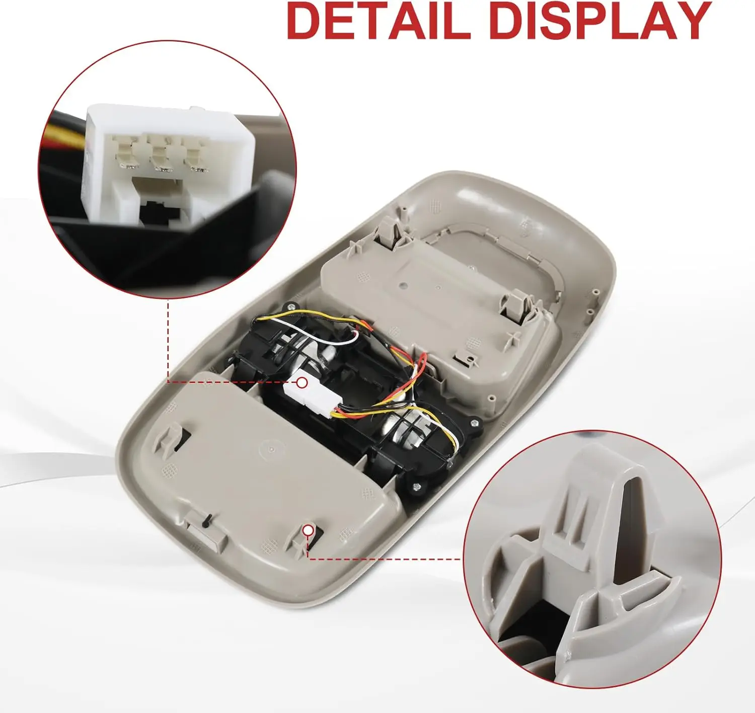 تخزين وحدة التحكم في ضوء القبة العلوية لدودج رام 1500 2500 1998-2002 مصباح السقف الداخلي استبدال 55350657 SN96TL2AA #3