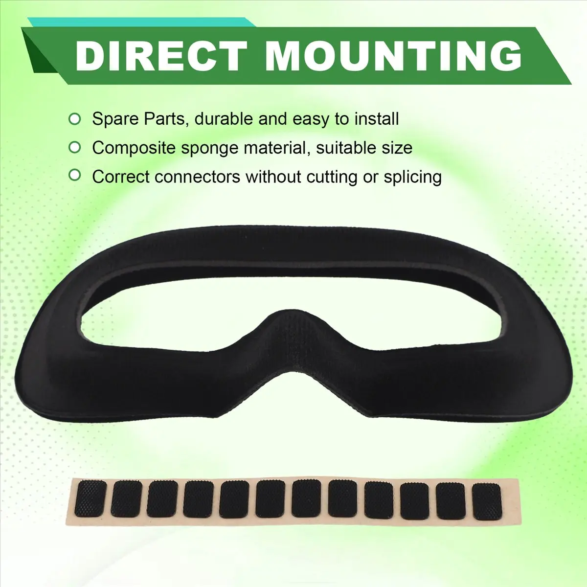 For Goggles 3 Mask Eye Mask Anti-Light Leakage Composite Sponge Mask Flight Glasses 3 Eye Mask Drone Accessories A
