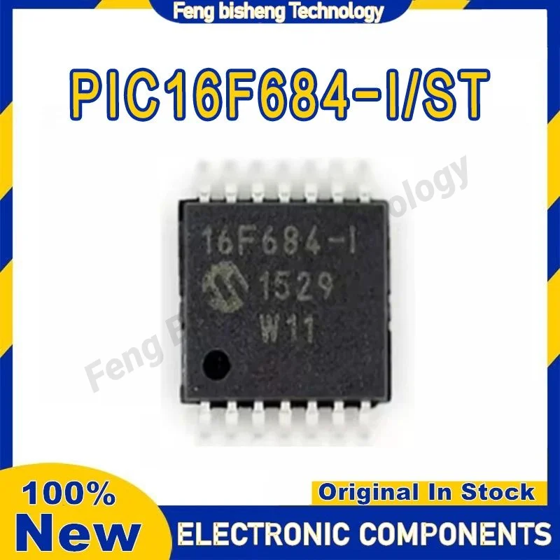 

5PCS PIC16F684-I/ST PIC16F684-I PIC16F684 PIC16F PIC16 PIC IC MCU Chip TSSOP-14 in Stock 100% New Origin