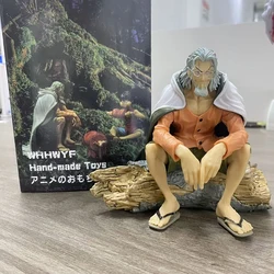 One Piece Anime Creator X Silvers Rayleigh Action Figure Luffy Master Rayleigh Doll Toys For Children Birthday Gifts