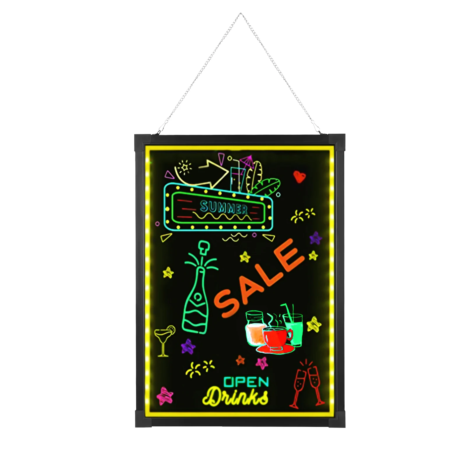 Illuminated LED Message Writing Board, 20