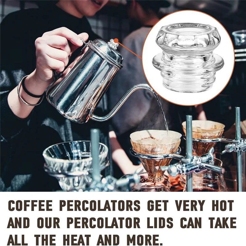 

Best-Coffee Percolator Glass Top Replacement-Glass Percolator Top For ,Gsi,Texsport,Mereza Percolators And More 3Pack