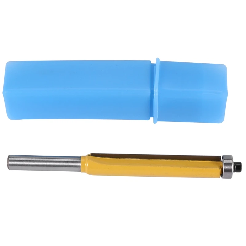 2 Inch Height Extra Long Flush Trim Router Bit 1/4 X 3/8 Inch Woodworking Milling Cutter Tool