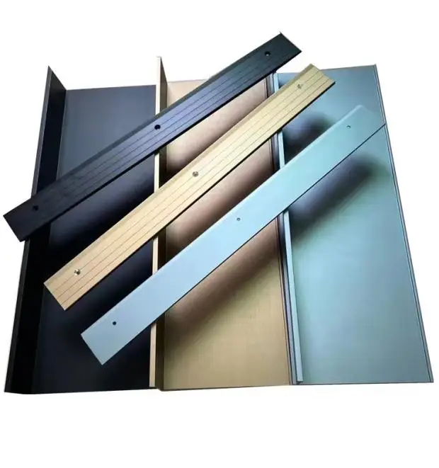 

Aluminum alloy laminate rack, wall-mounted, metal baffle wall storage rack