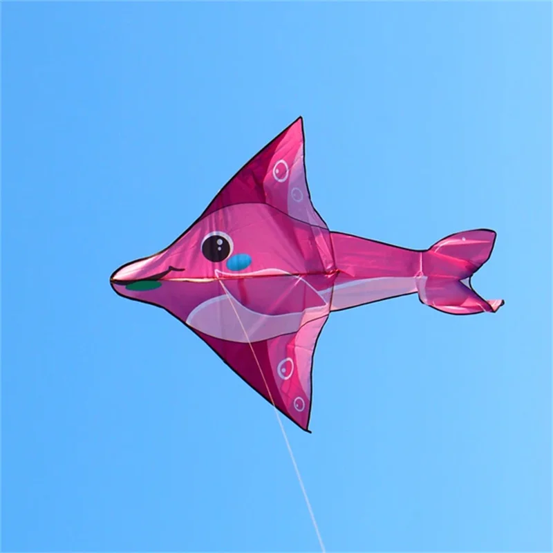 free shipping 10pcs dolphin kites flying toys for children kites factory nylon kites reel snake fishing line child game windsurf