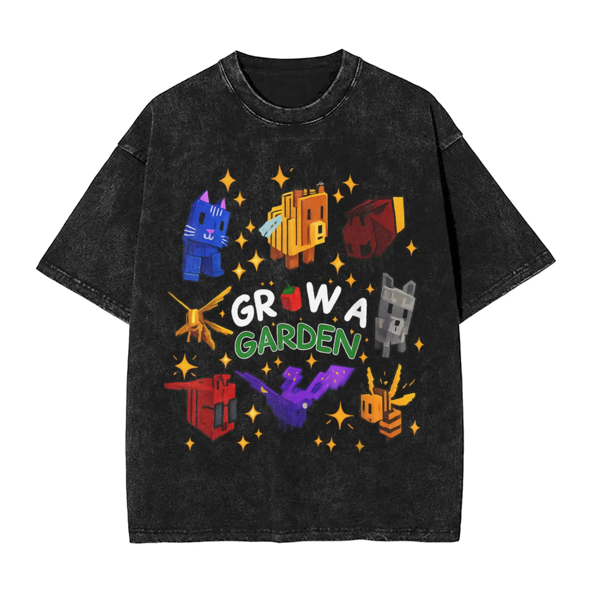 

Grow a Garden Birthday Costume for Kids T Shirt Men Pure Cotton Vintage T-Shirts Round Neck Tee Shirt Short Sleeve Clothes