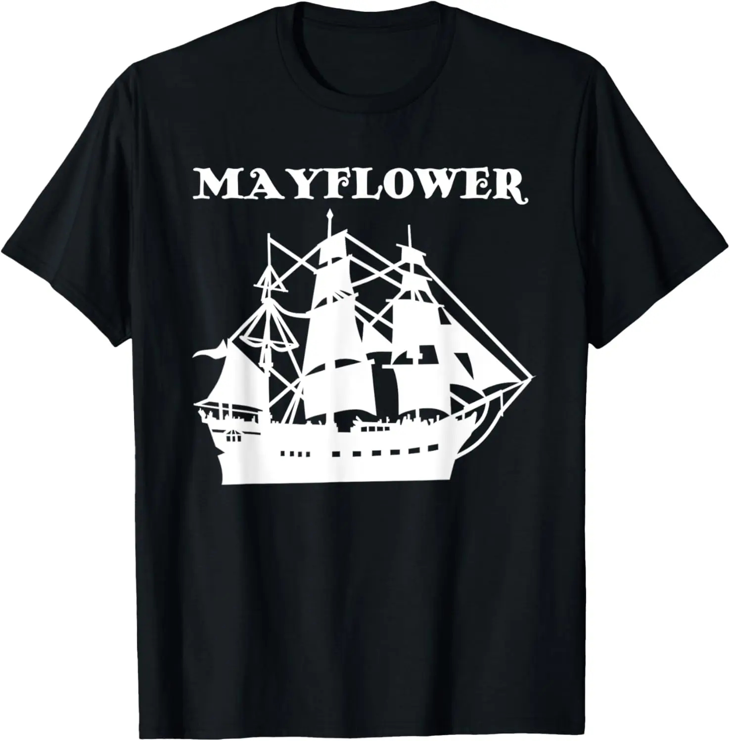 

Mayflower Ship - Pilgrim Puritan Boat America American T-Shirt