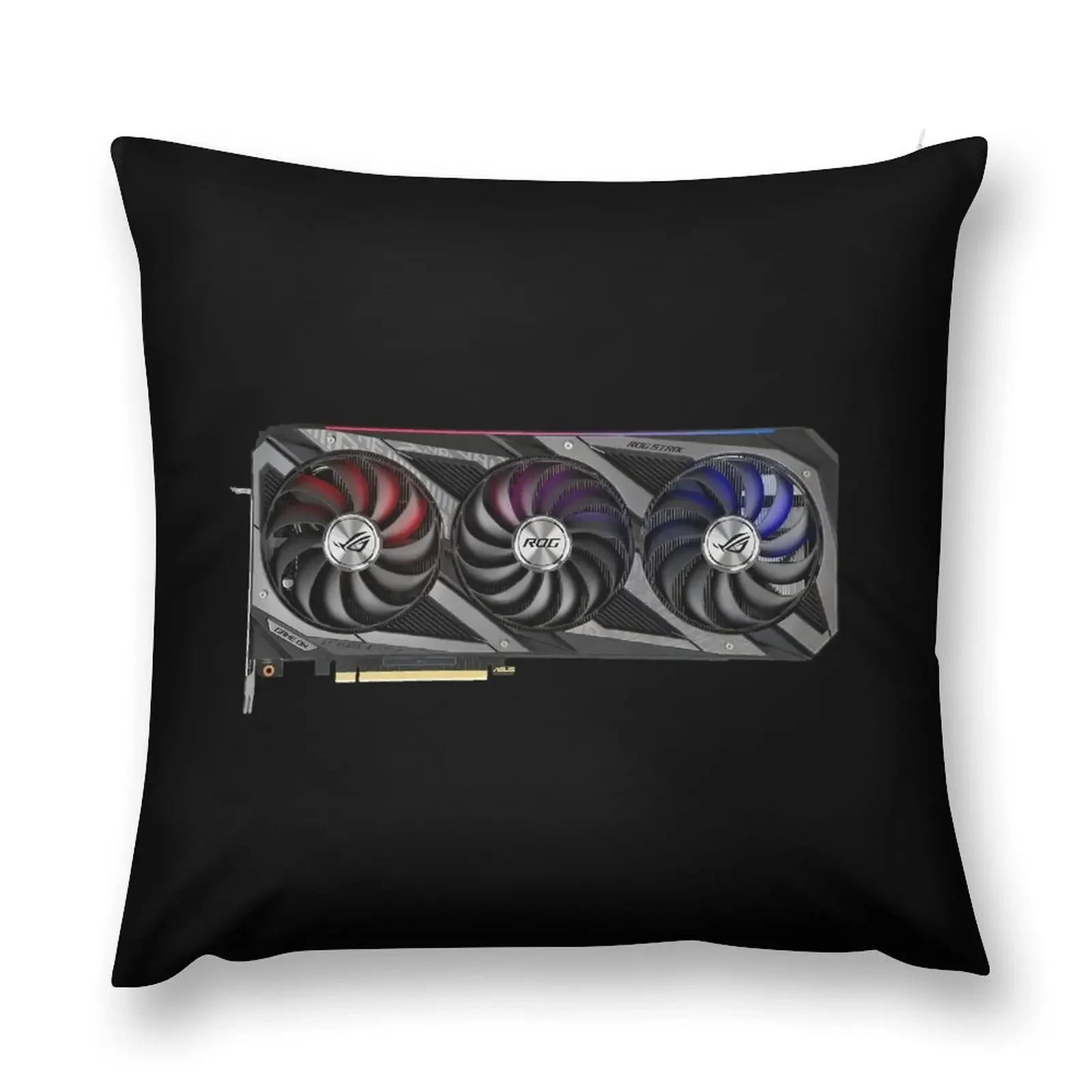 RTX 3070 3080 3090 Asus Rog Strix OC Gaming Throw Pillow Covers For Sofas Cushion Cover pillow