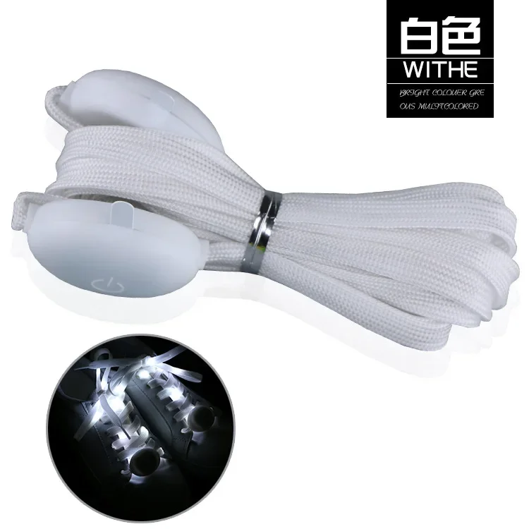 Outdoor Sports Abs Luminous Shoelaces Nylon Led Luminous Light With Glowing Night Running Party Decoration Gift Home Party