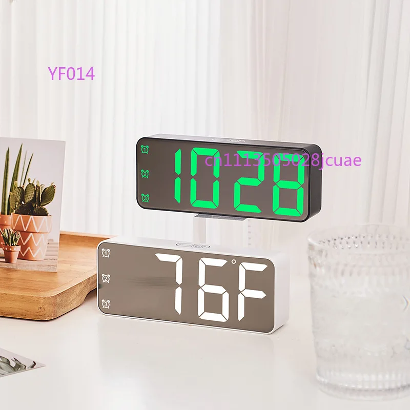 Touch Control RGB Color Changing Alarm Clock Multifunctional LED Electronic Clock Home Bedside Desk Clock 1801