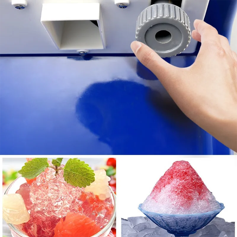 Dropshipping Ice Shaving Machine Electric Snow Cone Maker Shaved Ice Machine