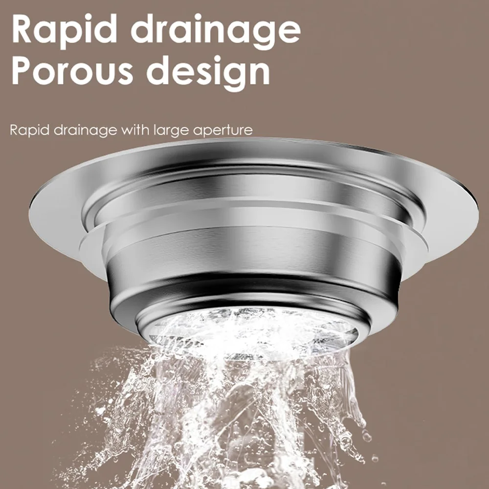 Kitchen Sink Strainer Stainless Steel Sink Filter Mesh Net Basket Food Waste Catcher Sink Stopper Drain Filter Protector