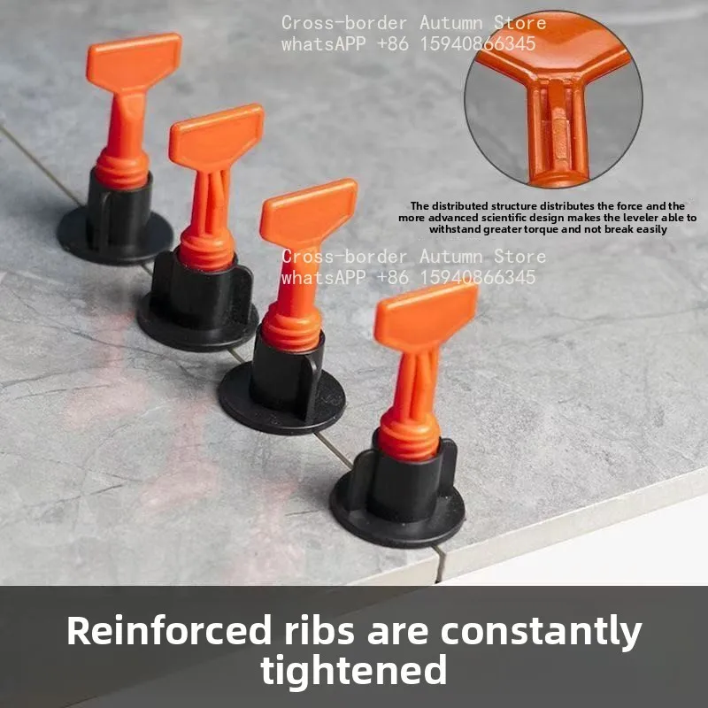Tile Leveler Wall Tile Positioning Tool Rotary Leveler Floor Cross Clip Wall Fixing Steel Needle