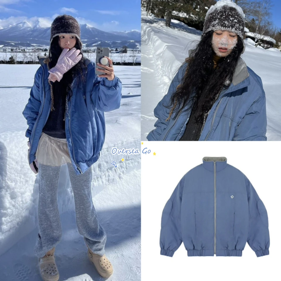 

Новая женская хлопковая куртка 2024 года с воротником-стойкой, свободного кроя, с застежкой-молнией, водонепроницаемая, для активного отдыха, с длинными рукавами