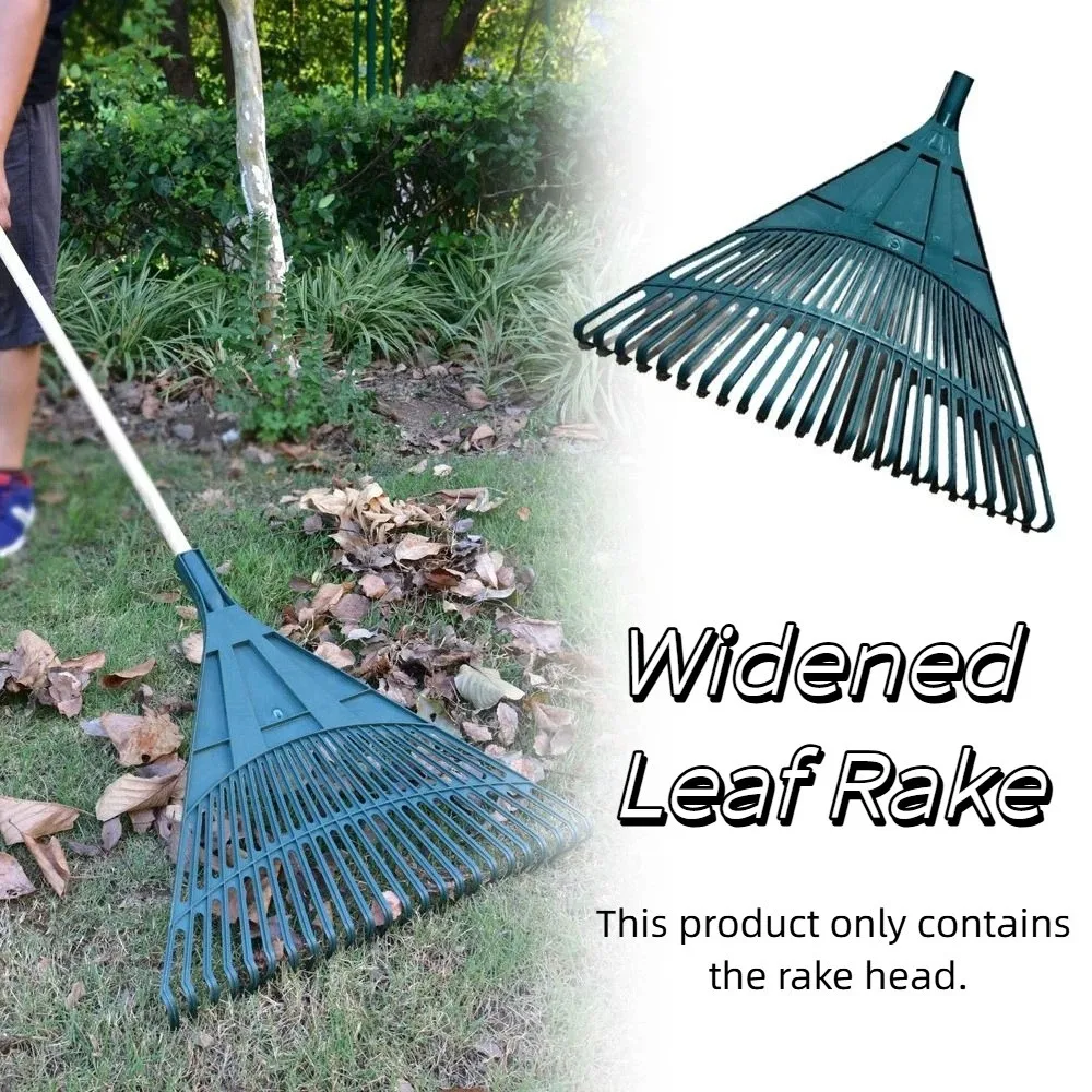 Transplanting Plastic Grass Rake High Strength Portable Compact Leaf Rake High Hardness Heavy Duty Gardening Tool Lawn Cleaning