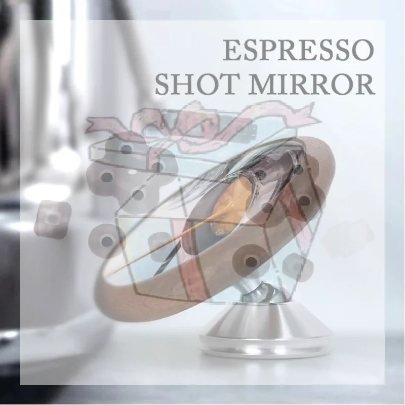1Pcs Magnetic Monitoring Bottomless Portafilter Lens Espresso Extraction Mirror Flow Rate Observation Coffee Machine Accessories