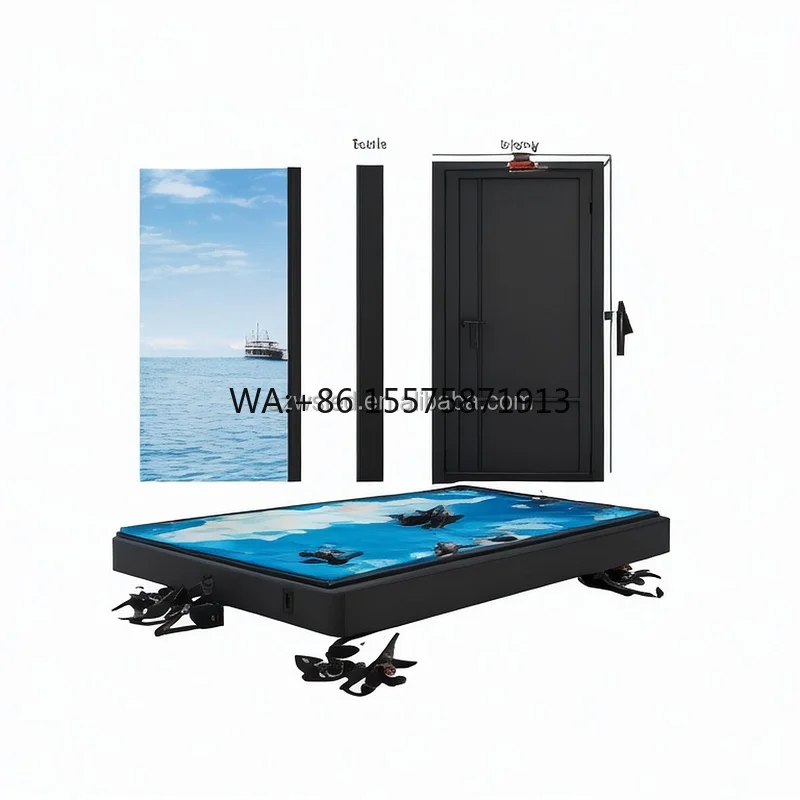 P2.604 Indoor Interactive Sensor Dance Floor LED Display Screen Advertising Tile Block Panels for Car Show