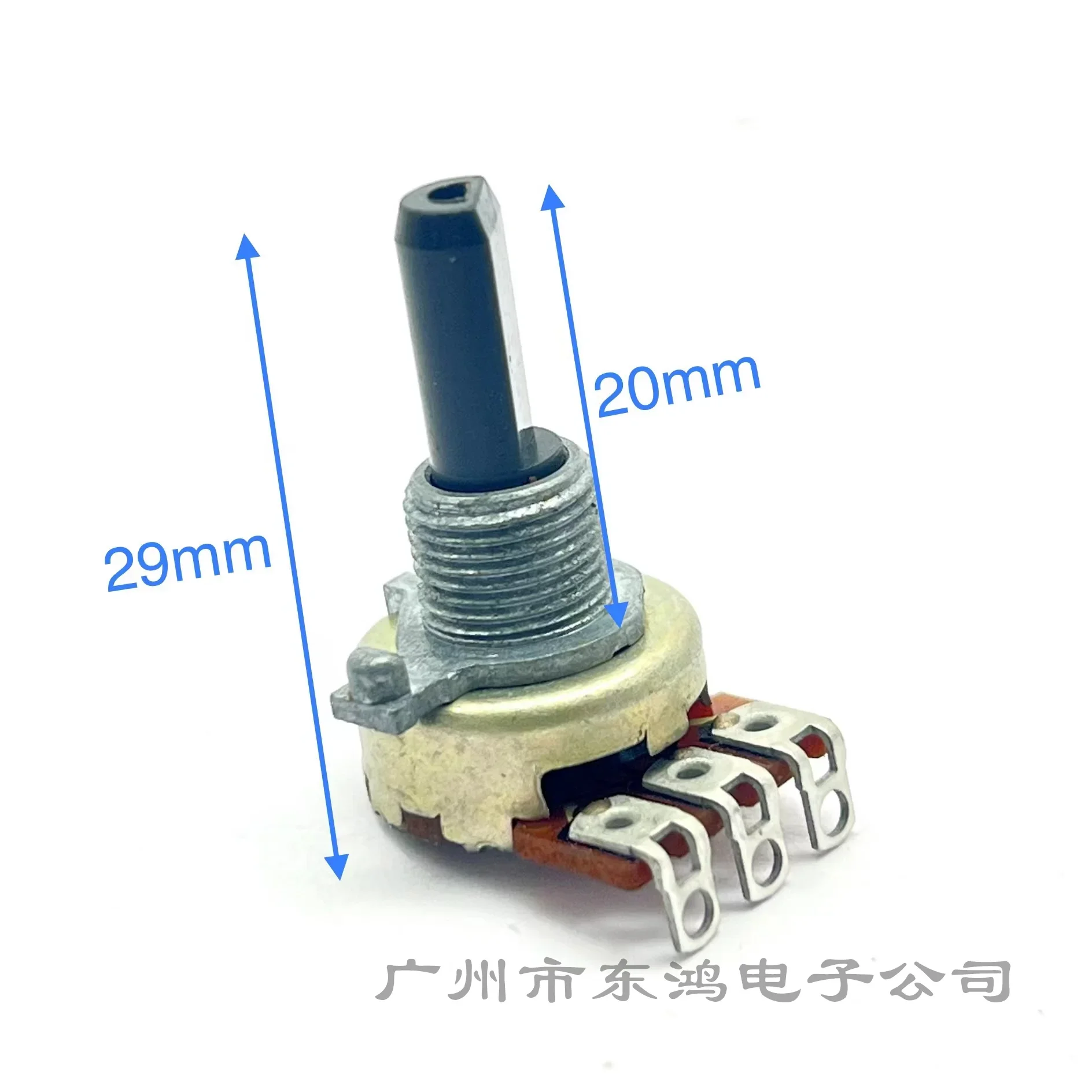 1 PCS ALPS EC16 power amplifier volume vertical encoder 3 feet 24 positioning 24 pulse shaft length 20MM