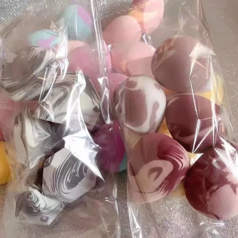 5/10 قطعة سوبر لينة التجميل نفخة الجمال البيض مجموعة قطرة الماء ماكياج خلاط لا تأكل مسحوق ماكياج البيض ماكياج نفث