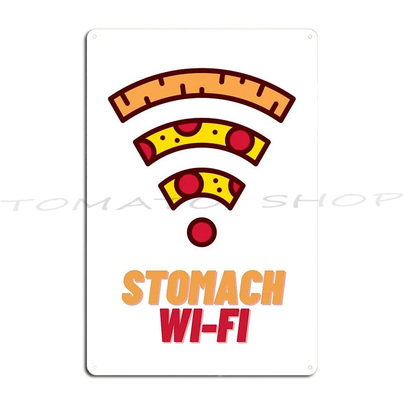 Glowing Wifi Sign Metal Sign Wall Cave Club Personalized Garage printed  Tin Sign Poster