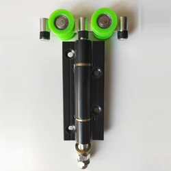 60 folding double hanging wheels without lower rail, sliding door accessories, toilet
