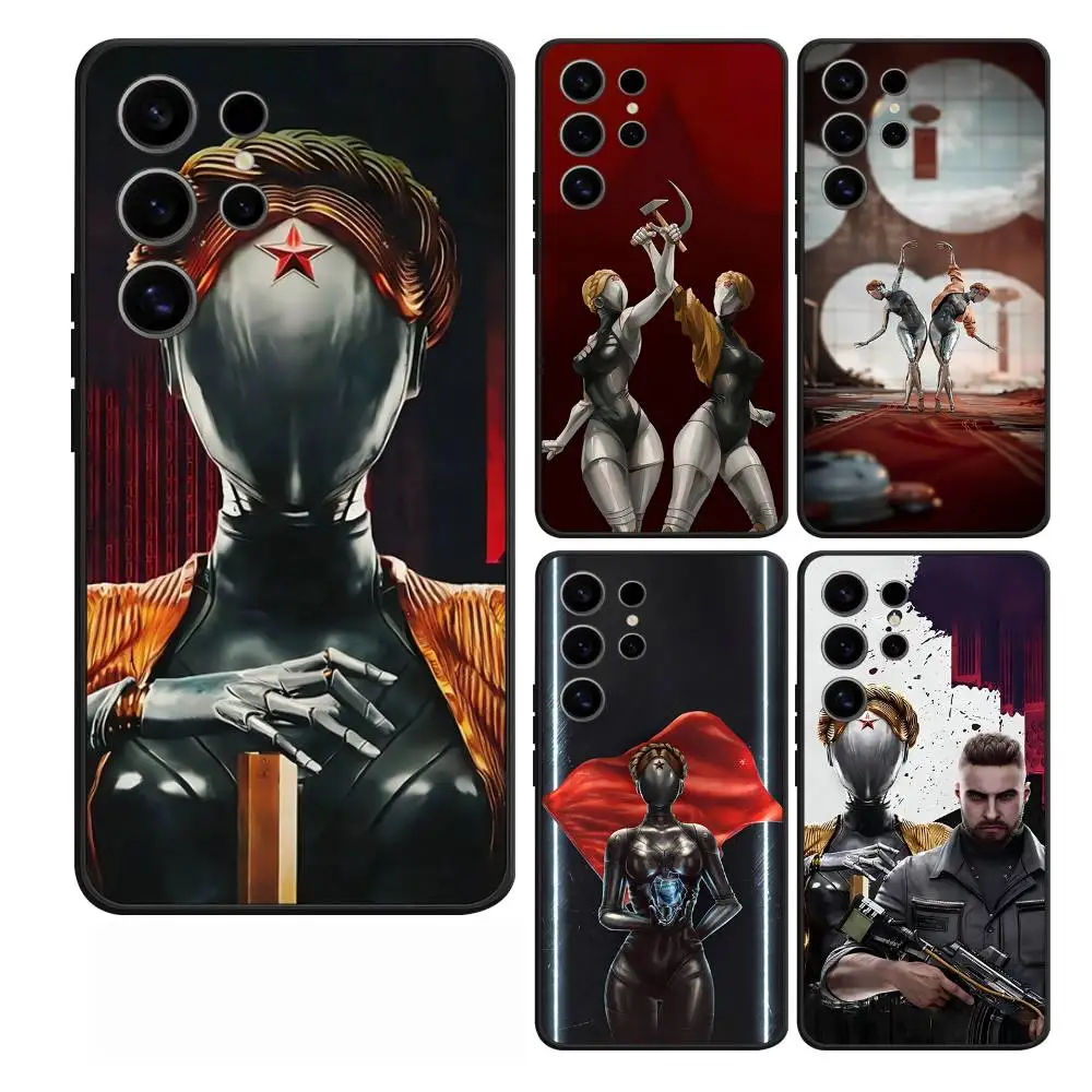 Game Atomic Hearts Case For Samsung Galaxy Case S25 S23 S22 S21 S30 S20 S10 Ultra Plus FE TPU Soft Cover